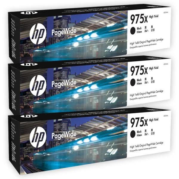 HP Pagewide Pro 477dw Black Ink Cartridge - 3 x [Genuine]