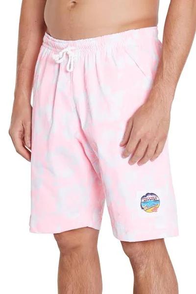 Mens - Classic Shorts - Hibiscus Pale Pink Hibiscus / Pale Pink / XXXL