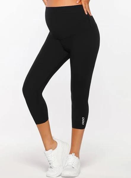 Lorna Jane Maternity 7/8 Tight, Black, XS