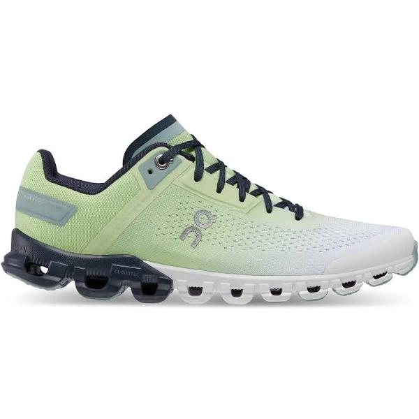 On Womens Cloudflow Shoes Meadow | White