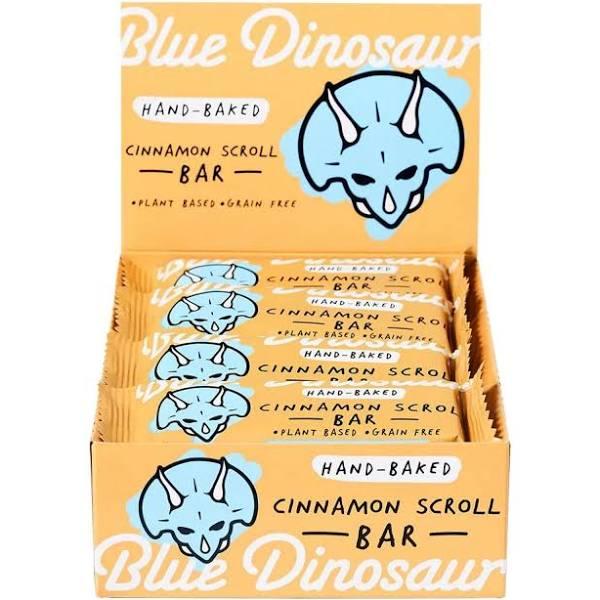 Blue Dinosaur Hand Baked Cinnamon Scroll Bar 45g