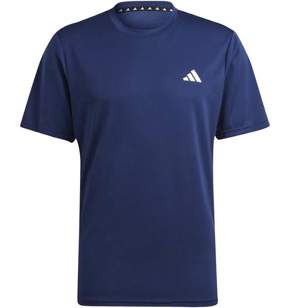 adidas-Train Essentials Training Tee-Men-Dark Blue / White-l