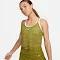 Nike Dri-FIT One Women's Printed Crop Tank Top - 50% Recycled Polyester - Green