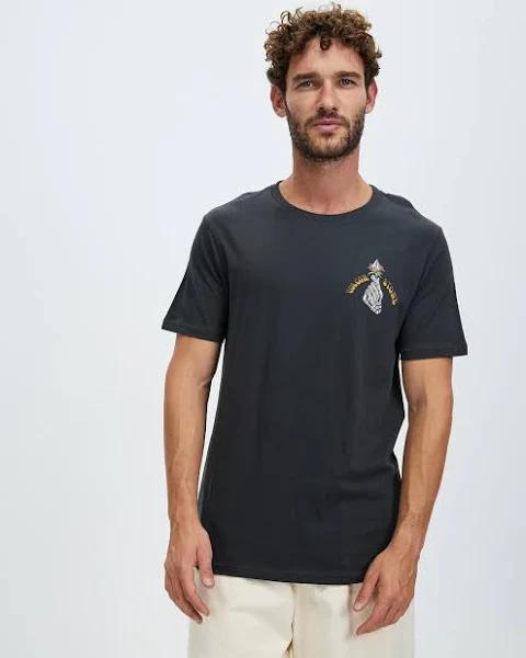 Mens Volcom Stone Stoker Fty SS Tee Stealth Size Large