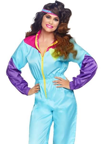 Awesome 80s Track Suit Womens Costume / M/L