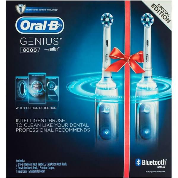 Oral B Genius 8000 Dual-Handle Electric Toothbrush