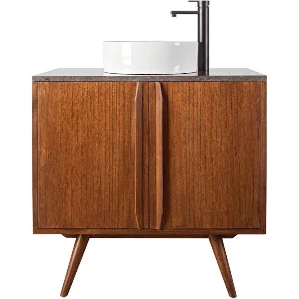 Larsen Single Vanity With Marble Top | White | Bathroom | Early Settler Furniture