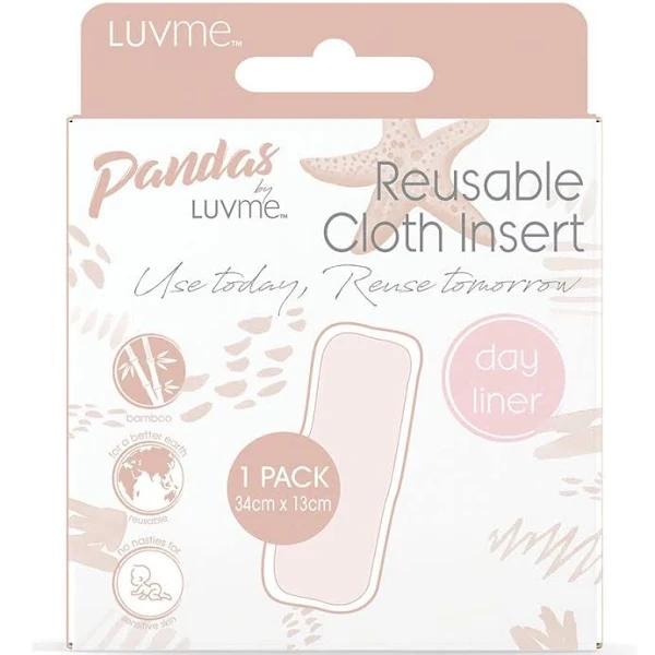 Pandas by Luvme Eco Bamboo Cloth Day Insert