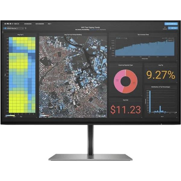 HP 23.8" 60 Hz IPS Full HD IPS Monitor 5ms GTG (with Overdrive) 1920 x 1080 HDMI, DisplayPort, USB Built-in Speakers Flat Panel Z24f G3