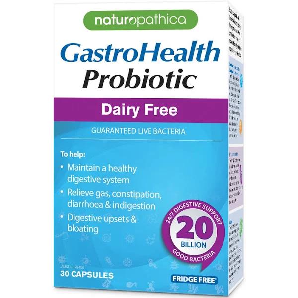 GastroHealth Probiotic Dairy Free 30 Capsules