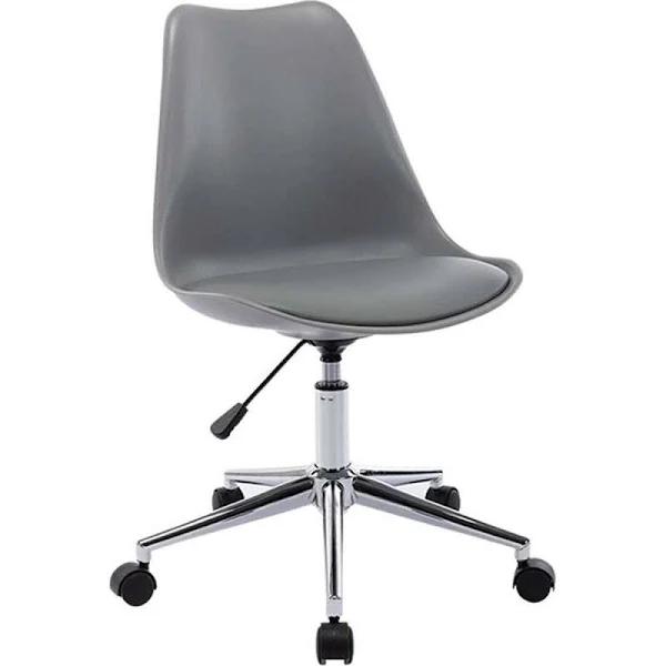 Chotto - Ando Office Desk Chair with Vegan Leather Seat - Grey