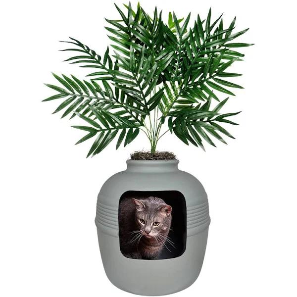 Good Pet Stuff Hidden Litter Litter Box, Gray, Large (HL3) (Pack of 1)