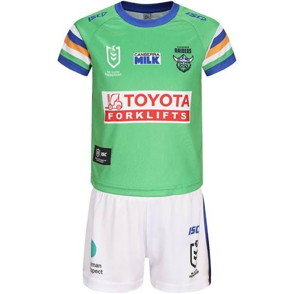 2024 Canberra Raiders Toddler Home Jersey Set Toddler 4