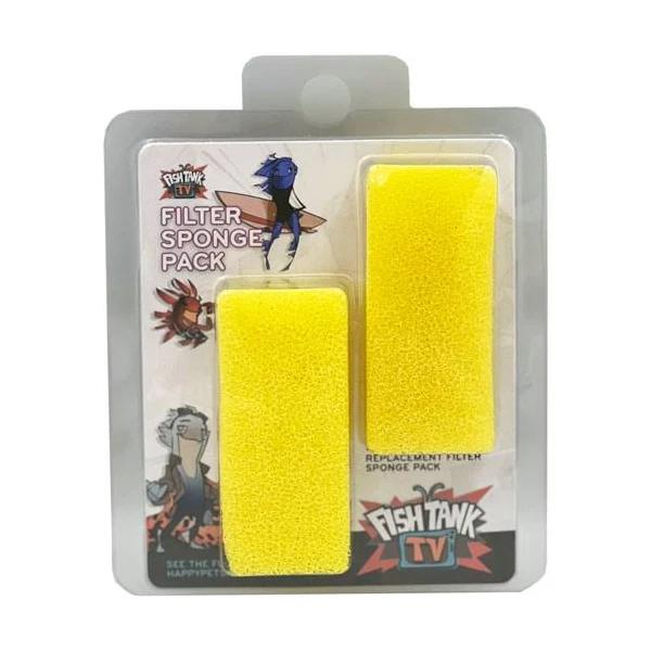 Fish TV Filter Sponge Replacement 2pk