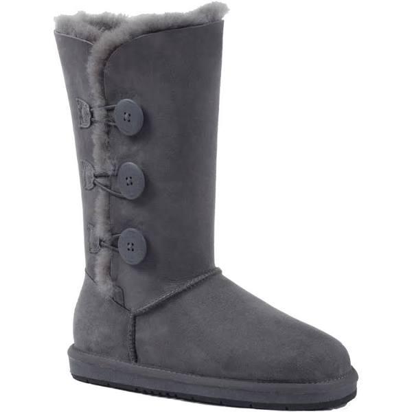 UGG Boots Australia Double Face Sheepskin Tall Triple Button