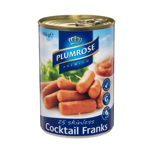 Plumrose Cocktail Frankfurts 25 Pack