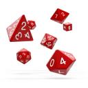 Oakie DOAKIE Dice RPG Set Solid - Red (7)