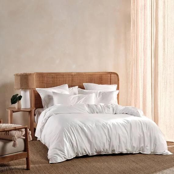 Nara Quilt Cover Set White by Freedom