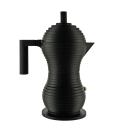 Alessi - Black Pulcina Espresso Coffee Maker 3 Cup