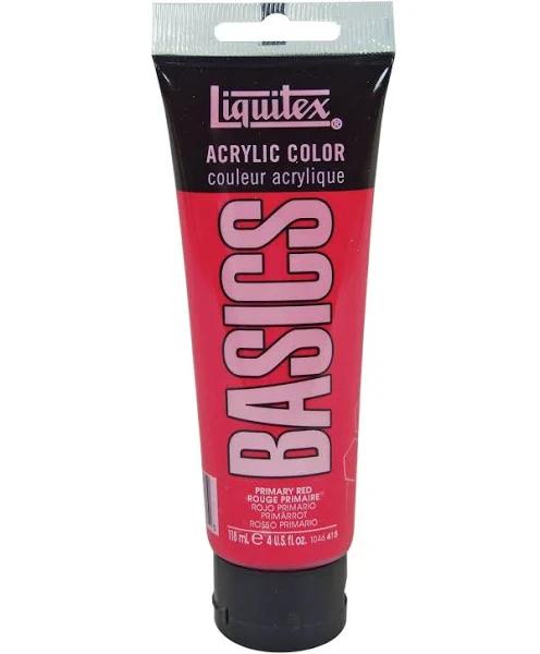 Liquitex Basics Acrylic Paint 118ml - Primary Red