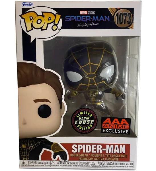 SpiderMan: No Way Home - (Black Suit) Unmasked Pop! Vinyl