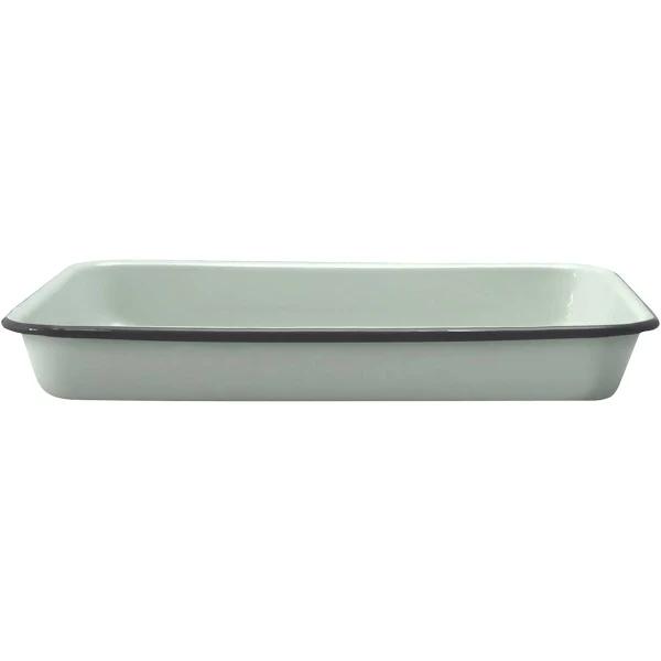 Falcon Enamel Baking Tray 24x18cm Duck Egg Blue