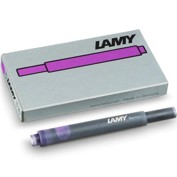 Lamy - T10 Fountain Pen Ink Cartridges - Pack of 5 - Violet