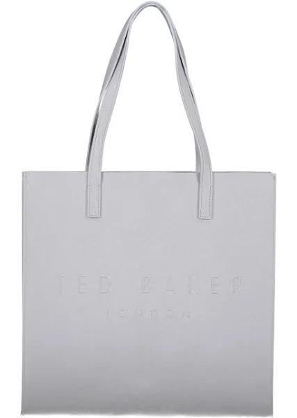 Ted Baker Women's Large Crosshatch Icon Bag in Grey, Soocon