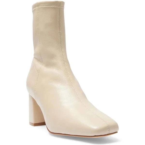 Jane Debster Lantana Ankle Boot in Bone Stretch Glove, Size 37 EU