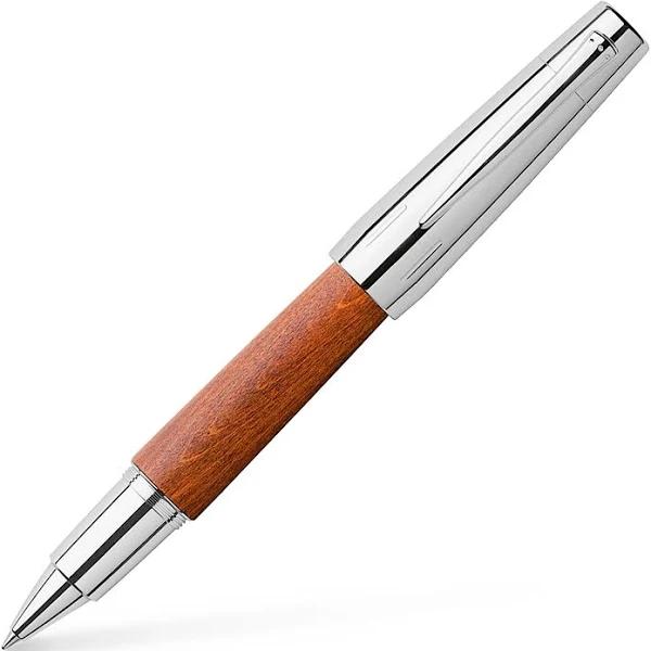 Faber-Castell E-Motion Rollerball Pen Pear Wood Brown