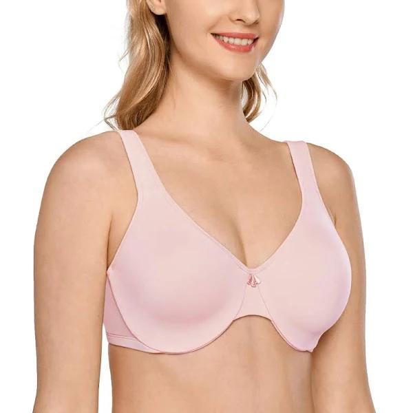 DELIMIRA Women's Smooth Full Figure Underwire Seamless Minimizer Bra