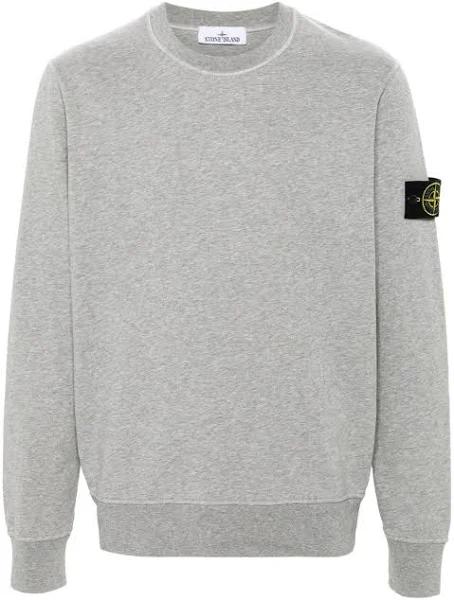 Stone Island Compass-patch sweatshirt Men Gray