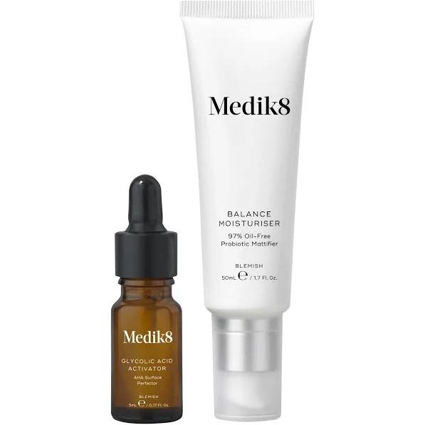 Medik8 - Balance Moisturiser 50ml & Glycolic Acid Activator 10ml