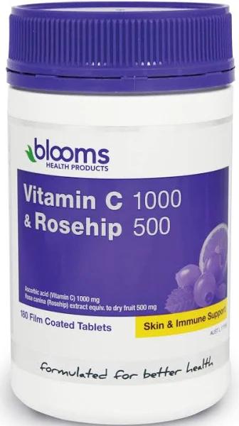 Henry Blooms Vitamin C 1000 & Rosehip 500 - 180 Tablets