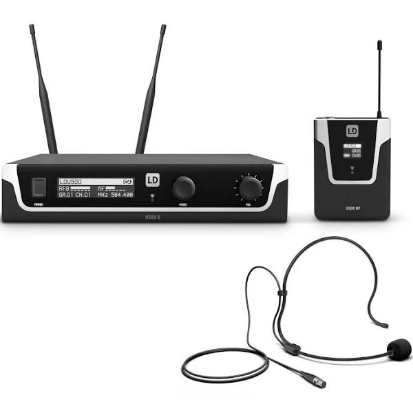 LD Systems U505 Bph Wireless Microphone System with Bodypack and Headset