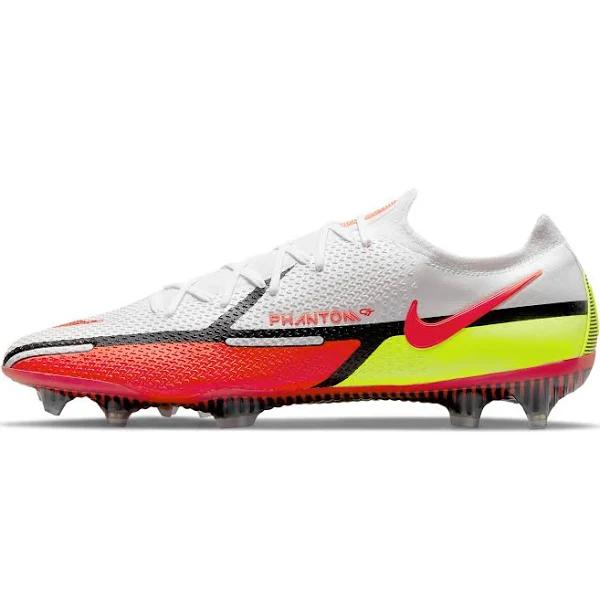 Nike Phantom GT2 Elite FG - White/Red - Mens