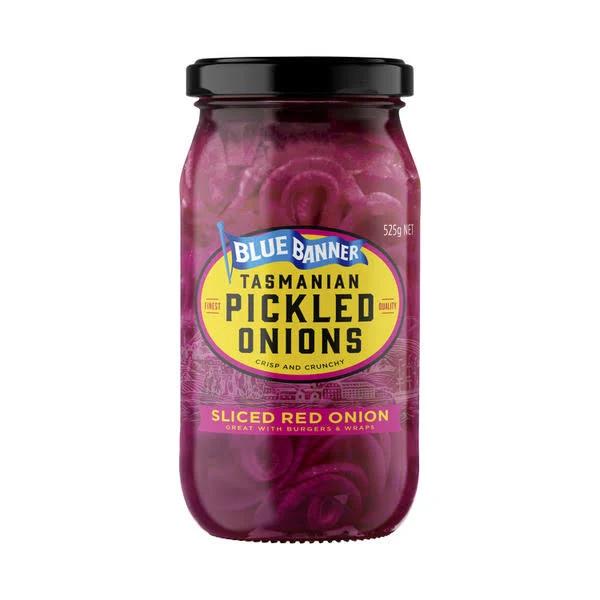 Blue Banner Sliced Red Onion 525g