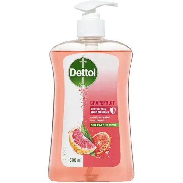 Dettol Antibacterial Liquid Handwash Pump Grapefruit 500ml