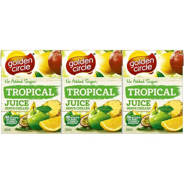 Golden Circle Tropical Juice 200ml Pack 6