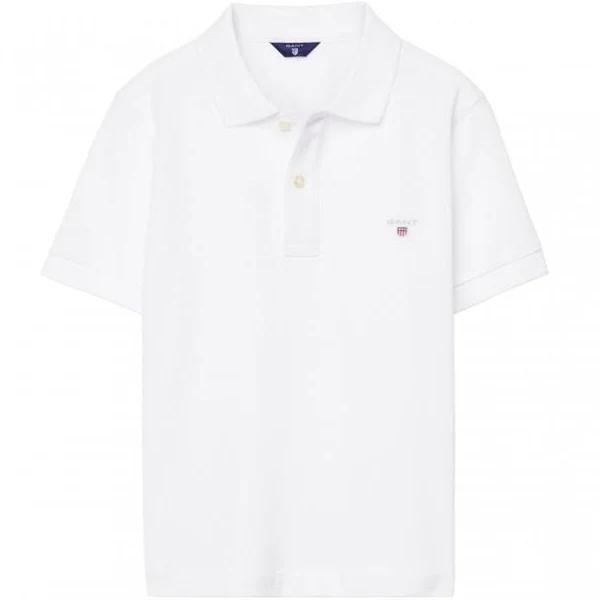 Boys Gant Boys Original Polo Shirt - White