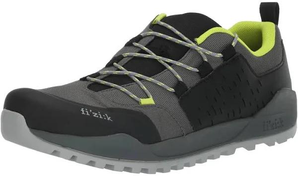 Fizik Terra Ergolace X2 Flat Off Road Shoes - grey-yellow - EU 43