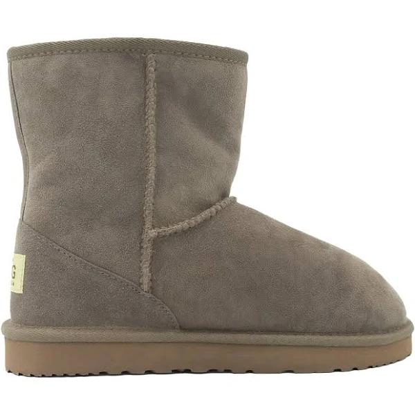 Manly - Premium UGG Boots - 100% Australian Sheepskin, Water Resistant Boot, Men's 9/Women's 10 / Mushroom