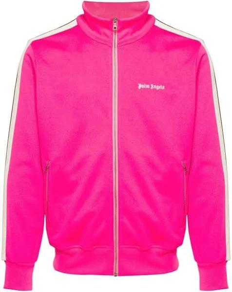 Palm Angels Logo Track Jacket - L - Pink - male