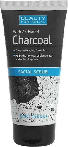 Beauty Formulas Charcoal Facial Scrub 150ml