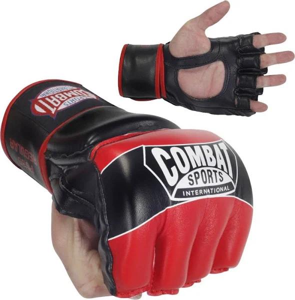 Combat Sports Pro Style Red MMA Grappling Gloves - XL