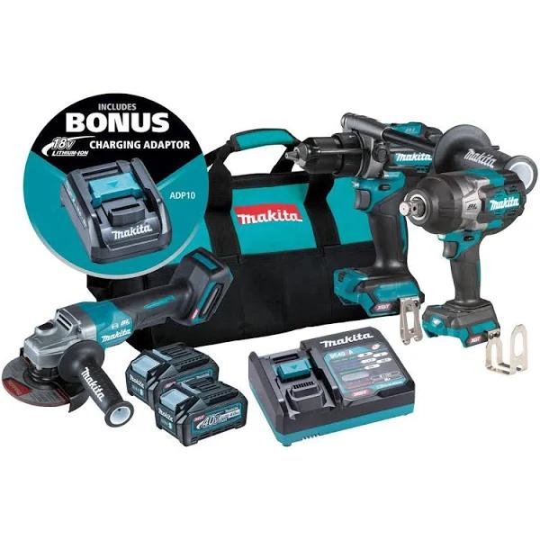 Makita 40V 4.0Ah Max Brushless 3 Piece Combo Kit - DK0131G301