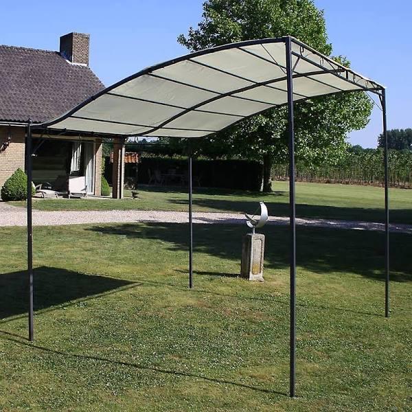 vidaXL Fabric Gazebo - Cream White