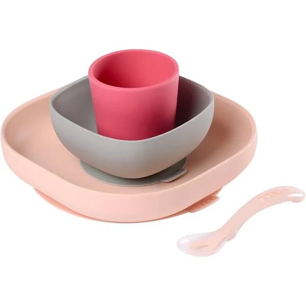 Beaba Silicone Meal Set - Pink