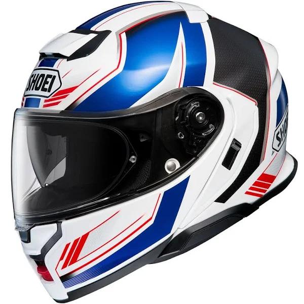 Shoei Neotec 3 Grasp TC-10 Helmet White Blue