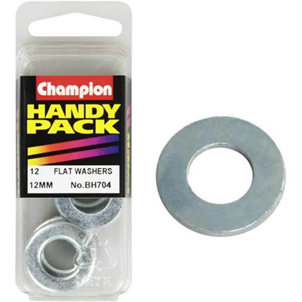 Champion Handy Pack Steel Flat Washers BH704, 12mm